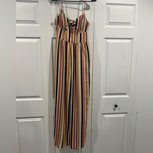 Striped Multicolor Jumpsuit